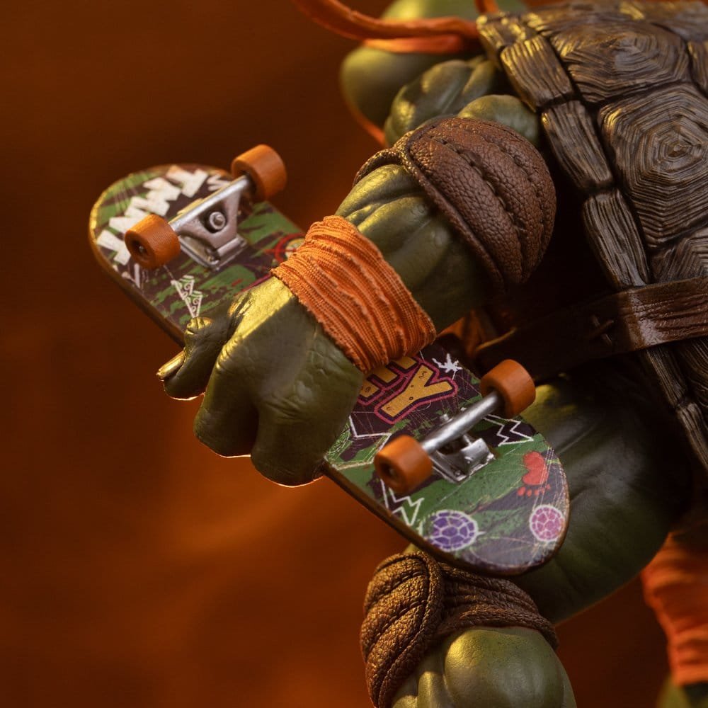 Estatua Art Scale 1/10 Unleashed de Michelangelo en Las Tortugas Ninja por Iron Studios - Imagen 11