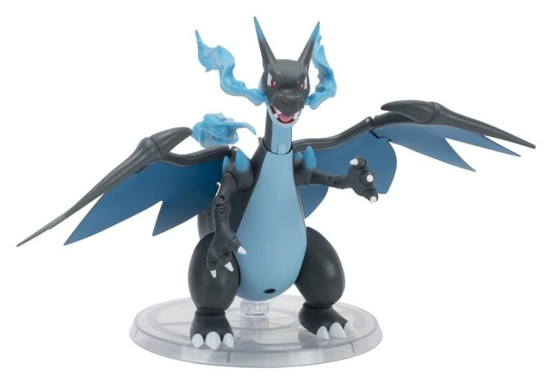 Figura Select Super-Articulated de Mega Charizard X en Pokémon por Jazwares