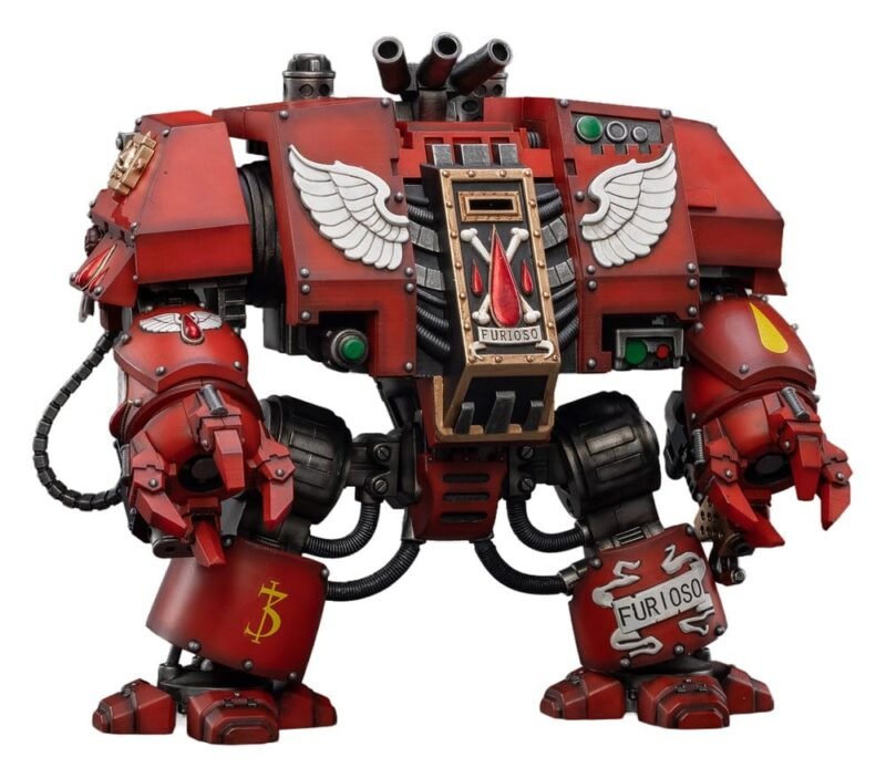 Figura de Blood Angels Furioso Dreadnought Brother Samel en Warhammer 40,000 por Joy Toy