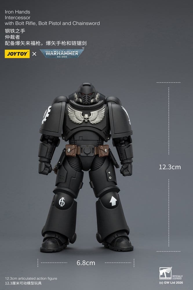 Figura articulada de Iron Hands Intercessor en Warhammer 40,000 por Joy Toy (CN) - Imagen 10