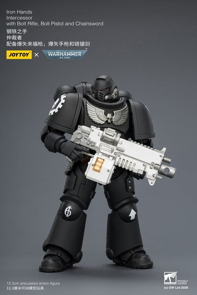 Figura articulada de Iron Hands Intercessor en Warhammer 40,000 por Joy Toy (CN) - Imagen 12