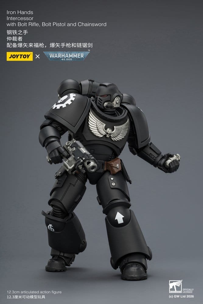 Figura articulada de Iron Hands Intercessor en Warhammer 40,000 por Joy Toy (CN) - Imagen 16