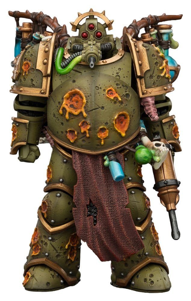 Figura de Death Guard Biologus Putrifier en Warhammer 40,000 por Joy Toy