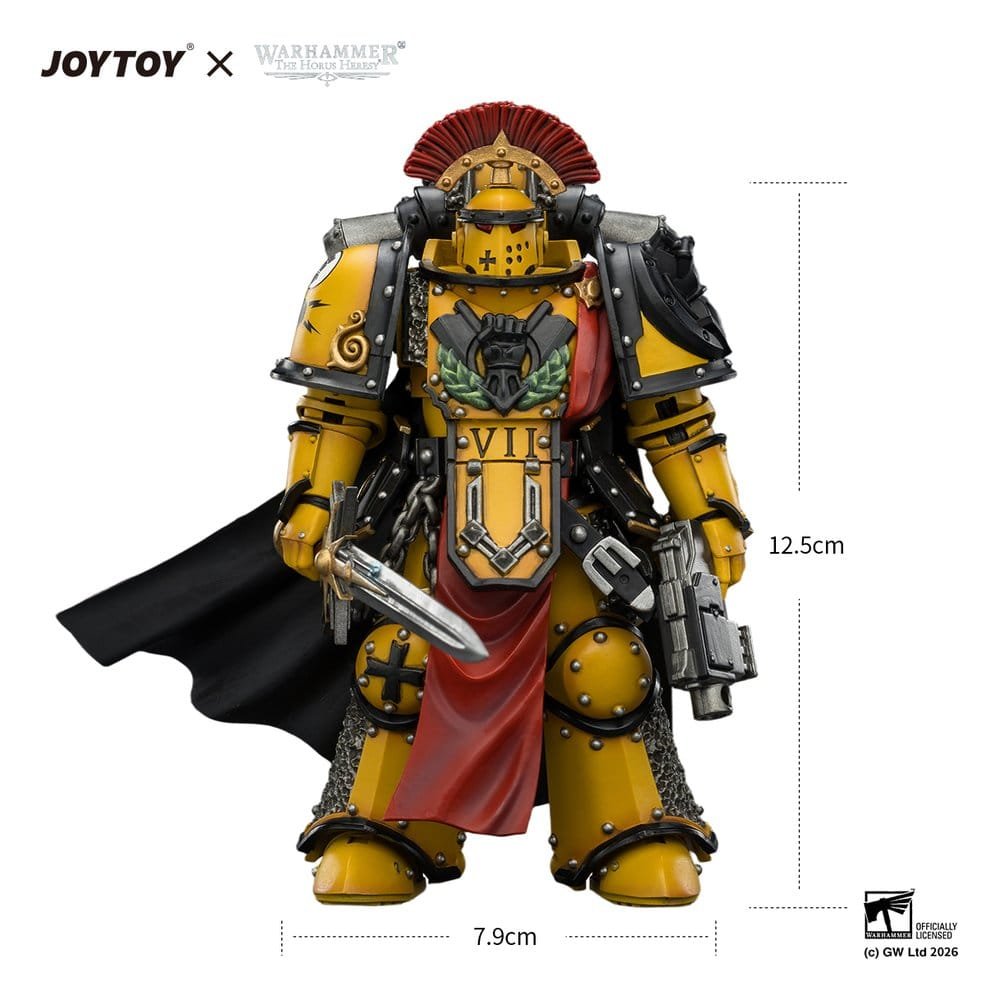 Figura de Imperial Fists Legion Praetor (Mk III Armour) en Warhammer: The Horus Heresy por Joy Toy - Imagen 11