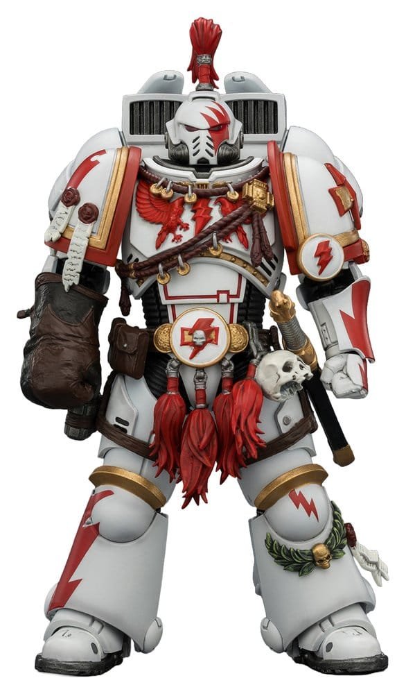 Figura Game Edition de White Scars Assault Intercessor Champion en Warhammer 40.000 por Joy Toy