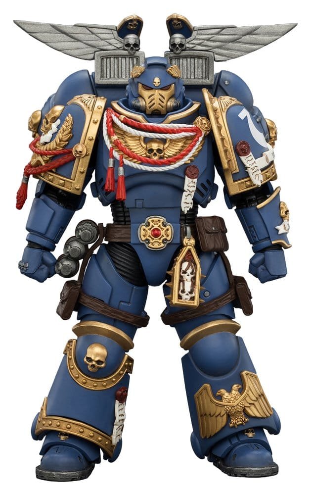 Figura Game Edition de Ultramarines Assault Intercessor (con Jump Pack) en Warhammer 40.000 por Joy Toy