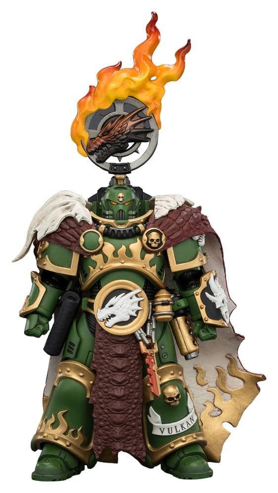 Figura de Salamanders Vulkan He'stan (The Forgefather) en Warhammer 40.000 por Joy Toy