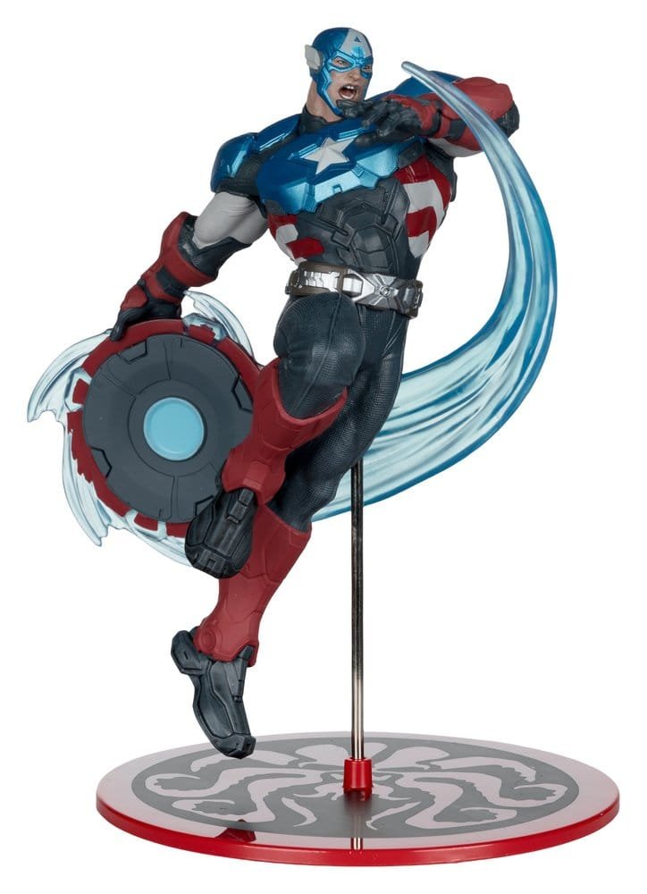 Figura a escala 1/10 Marvel Rivals Collection de Captain America en Marvel por McFarlane Toys