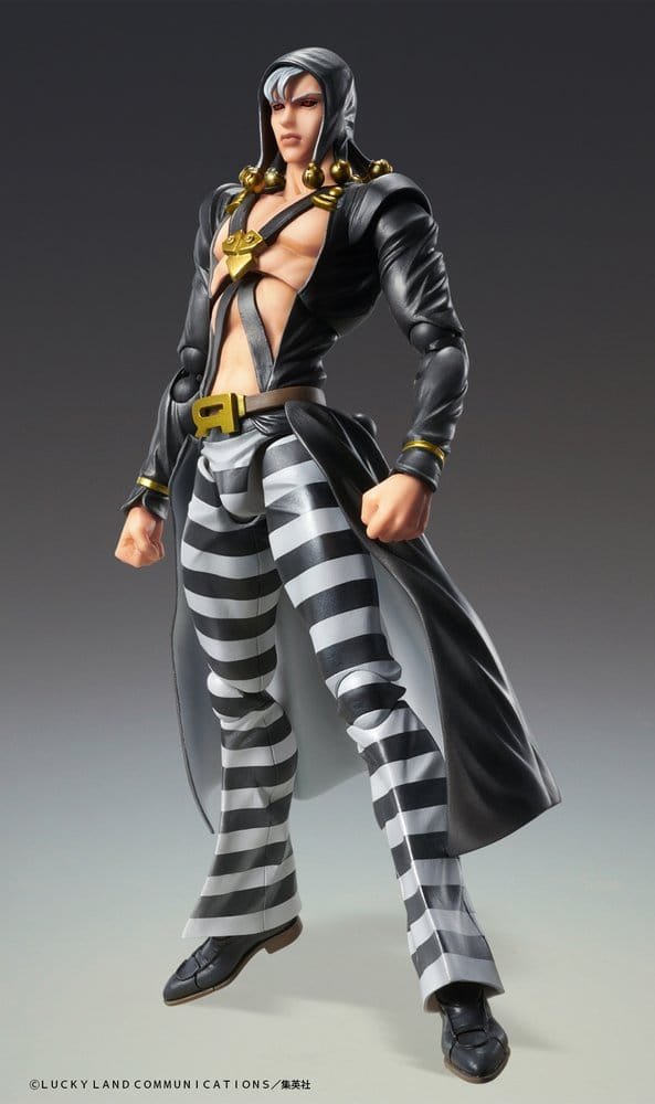 Figura articulada de Risotto Nero en JoJo's Bizarre Adventure: Golden Wind por Medicos Entertainment