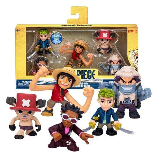 Pack exclusivo de 5 minifiguras en One Piece por Moose Toys