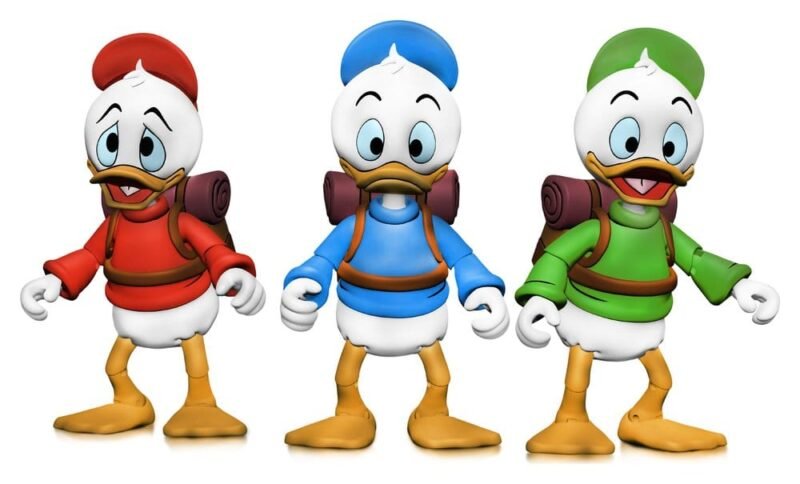 Pack de 3 figuras Ultimate de Juanito, Jaimito y Jorgito en PatoAventuras por NECA