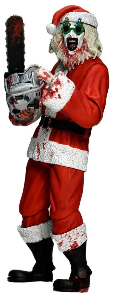 Figura Ultimate de Santa Suit Art the Clown (Bloody Version) en Terrifier 3 por NECA