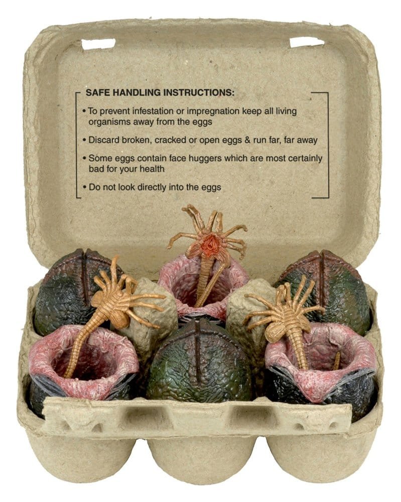 Pack de 6 accesorios Carton of Alien Eggs (40th Anniversary) en Aliens por NECA