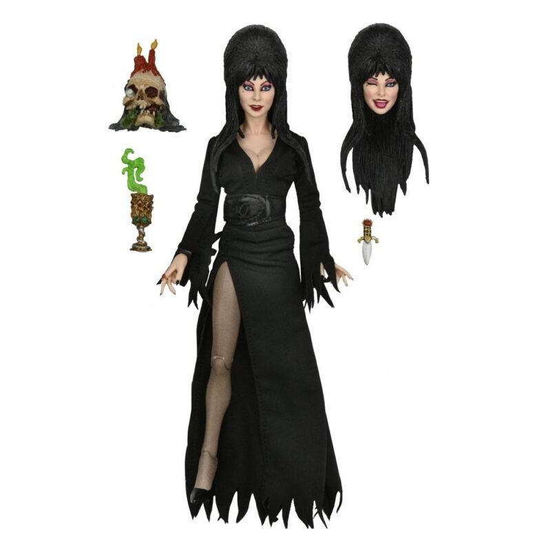 Figura articulada de Elvira (con ropa de tela) en Elvira: Mistress of the Dark por NECA
