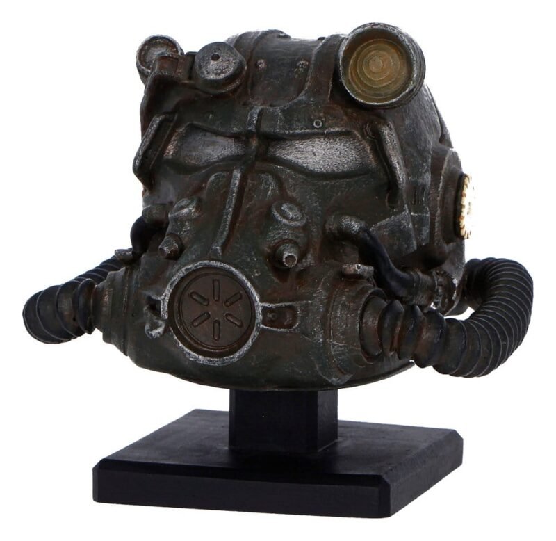Réplica en miniatura de Casco T-60 en Fallout por Nemesis Now