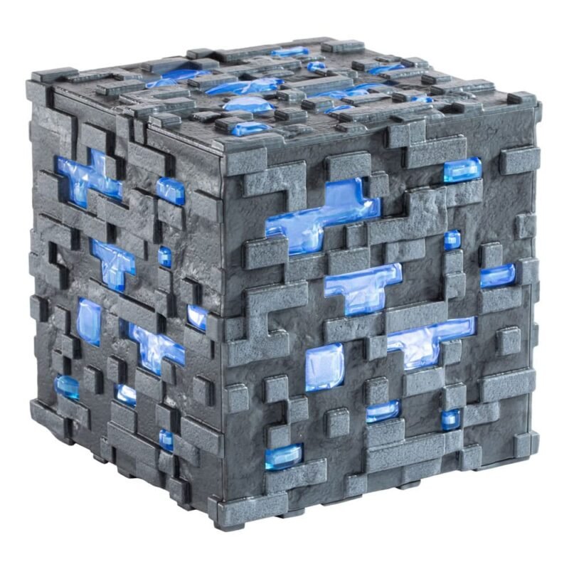 Réplica con luz de Cubo de Mena de Diamante en Minecraft por Noble Collection