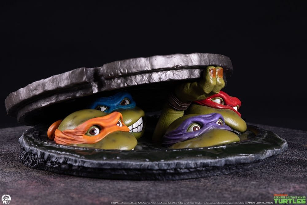 Diorama Tabletop Edition de Leonardo, Michelangelo, Raphael y Donatello en Tortugas Ninja por Premium Collectibles Studio - Imagen 3