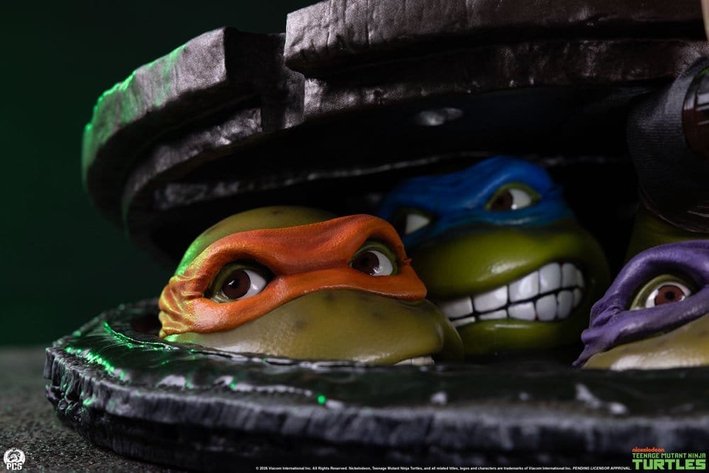 Diorama Tabletop Edition de Leonardo, Michelangelo, Raphael y Donatello en Tortugas Ninja por Premium Collectibles Studio - Imagen 6
