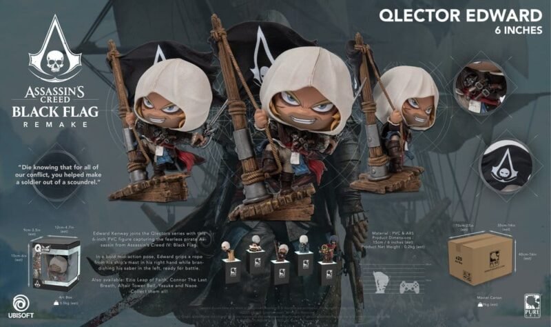 Figura Qlector de Edward Kenway en Assassin's Creed por Pure Arts